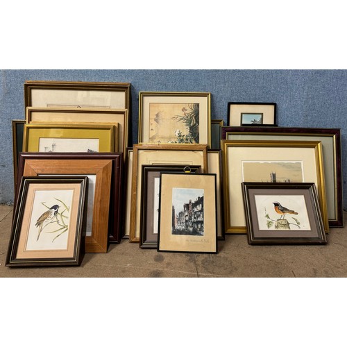 349 - A large collection of prints