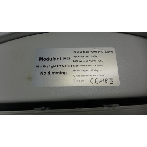 2037 - A modular non-dimming 160w high bay LED light fitting - model No. TF7A-4160