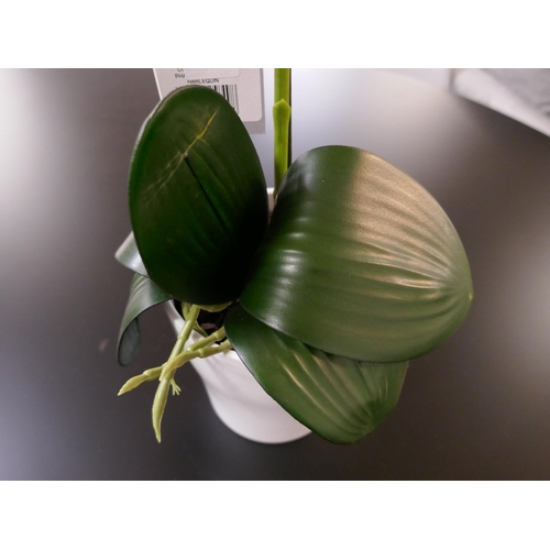 1338 - A single stem artificial Orchid, H 60cms (51237907)   #