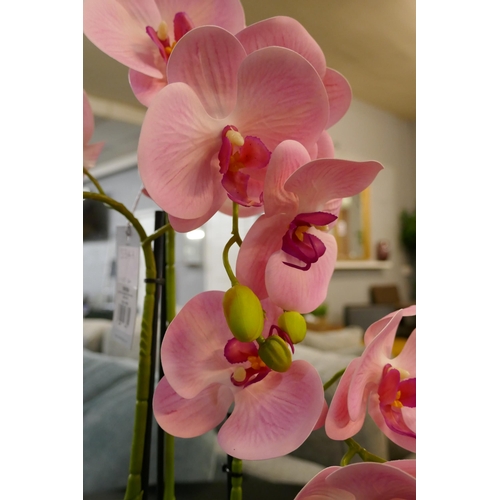 1346 - A triple artificial Orchid arrangement, H 50cms (56663817)   #