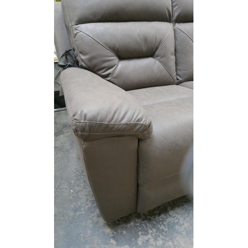 1361 - Justin Brown 3 Seater Power Recliner , Original RRP £833.33 + VAT (4202-19) *This lot is subject to ... 