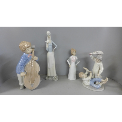 1035 - A Casades figure and three other Spanish figures **PLEASE NOTE THIS LOT IS NOT ELIGIBLE FOR IN-HOUSE... 