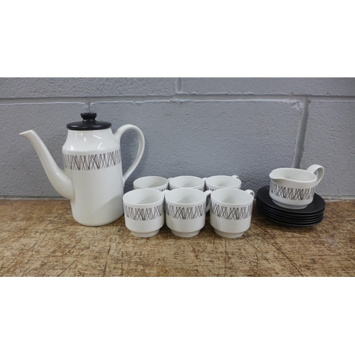 1037 - A Midwinter retro coffee set **PLEASE NOTE THIS LOT IS NOT ELIGIBLE FOR IN-HOUSE POSTING AND PACKING... 