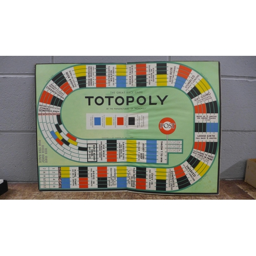 1040 - Vintage board games including Totopoly and Escaldo **PLEASE NOTE THIS LOT IS NOT ELIGIBLE FOR IN-HOU... 