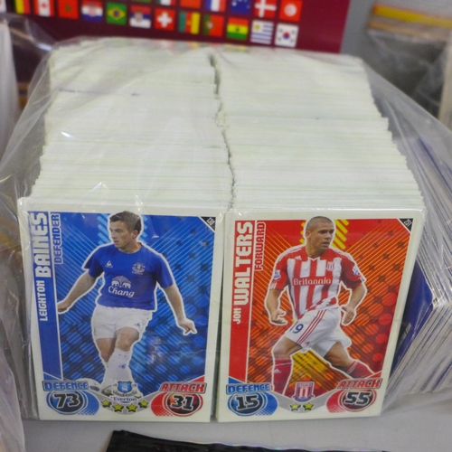 666 - Topps Match Attax vintage football cards, 1200+ Premier League 2011-2012, 1200+ Premier League 2010-... 