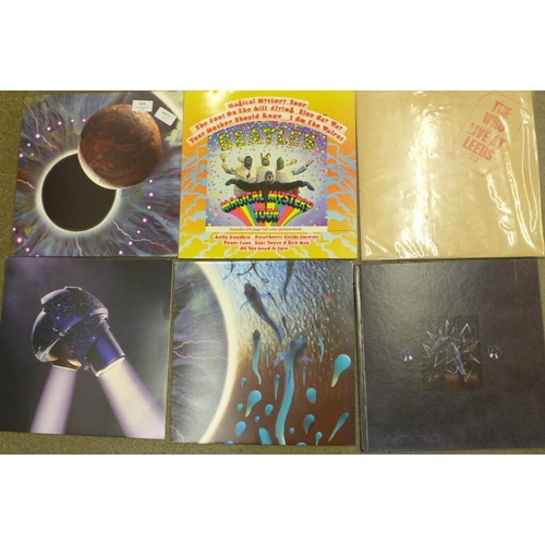 673 - The Beatles Magical Mystery Tour LP, near mint, The Who Live At Leeds red lettering, with inserts, A... 