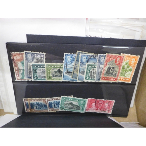 679 - A box of stamps, covers, etc.