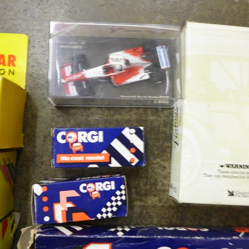 692 - A collection of Corgi, Shell and other die-cast model vehicles, boxed