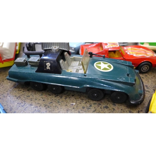 703 - Corgi, Dinky and other die-cast model vehicles, playworn