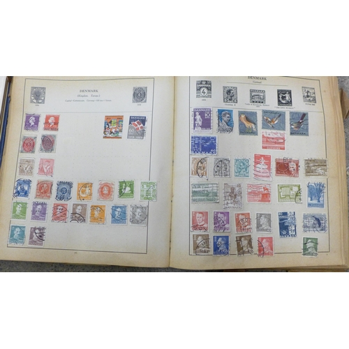 705 - A large collection of worldwide stamps including Isle of Man, West Germany, Greece, Italy, Sweden an... 