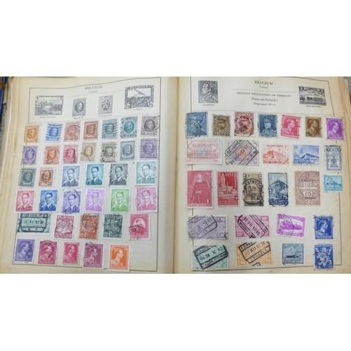 705 - A large collection of worldwide stamps including Isle of Man, West Germany, Greece, Italy, Sweden an... 