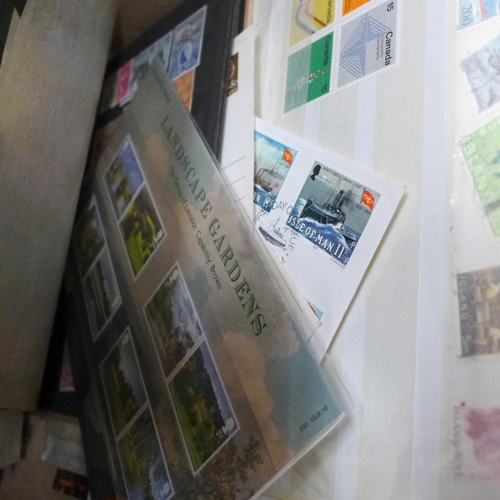 705 - A large collection of worldwide stamps including Isle of Man, West Germany, Greece, Italy, Sweden an... 