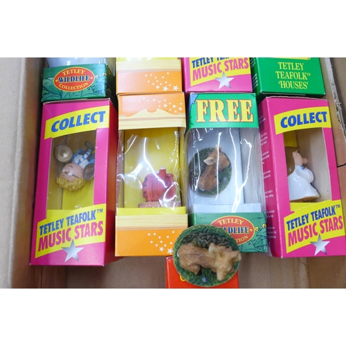 709 - A collection of Tetley toys, boxed