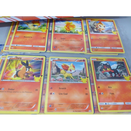 720 - A Pokemon Advent Calendar and complete Pokemon McDonalds set