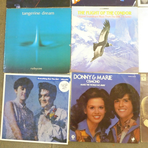 741 - Twelve LP records, Alison Moyet, Nazareth, Tangerine Dream, Ultravox, Jimi Hendrix, etc.