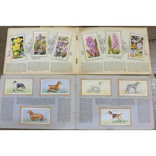 744 - A collection of cigarette cards including two albums of Henry, plus John Player and Wills, complete ... 