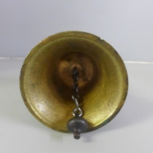 777 - An ARP 1939 Air Raid Wardens brass hand bell