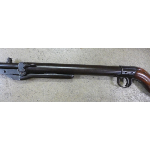 785 - A pre WWI air rifle, S27971 stamped serial number