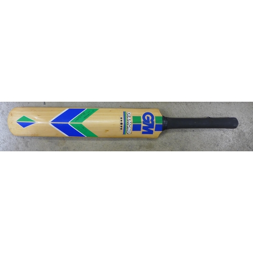 787 - A signed Derek Randall Gunn & Moore cricket bat