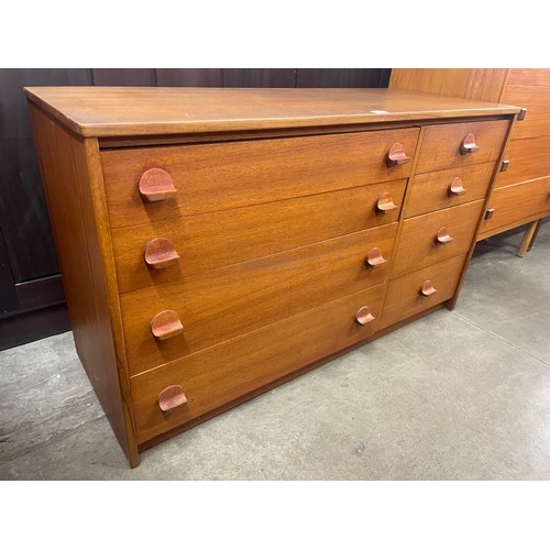 38 - A Stag Cantata teak chest of drawers, designed by John & Sylvia Reid