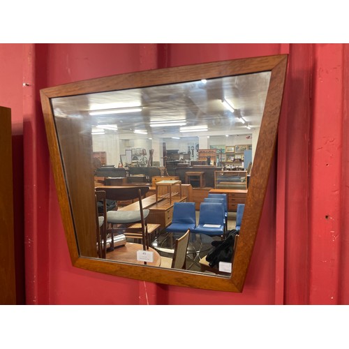 49 - A teak framed mirror