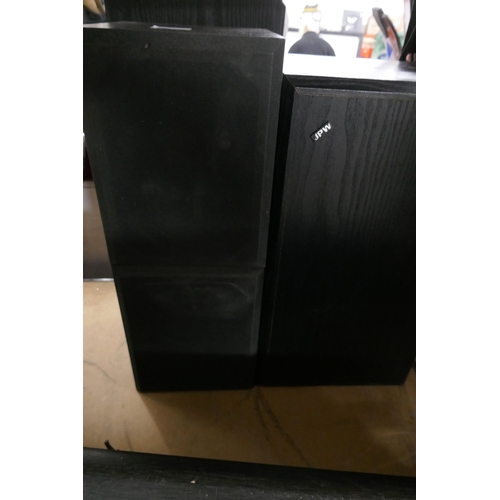 2099 - A pair of Acoustic Solutions Instate 70 speakers, a Mordaunt-Short MS90SC 8 ohms nominal speaker and... 