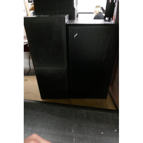 2099 - A pair of Acoustic Solutions Instate 70 speakers, a Mordaunt-Short MS90SC 8 ohms nominal speaker and... 