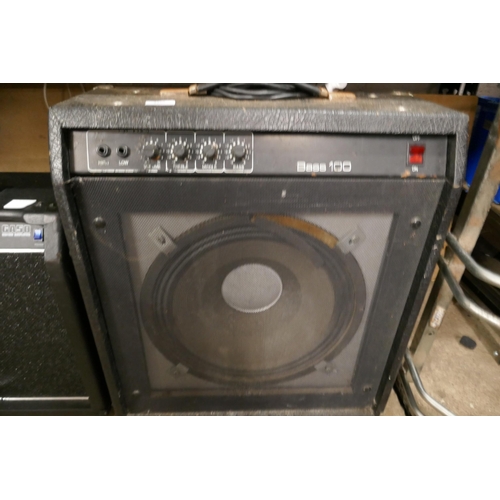 2105 - An Ashton GA50 guitar amplifier and a Bass 100 guitar amplifier