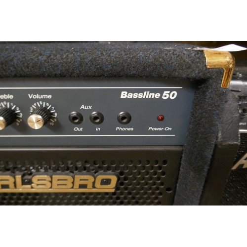 2106 - A Carlsbro Bassline 50 amplifier