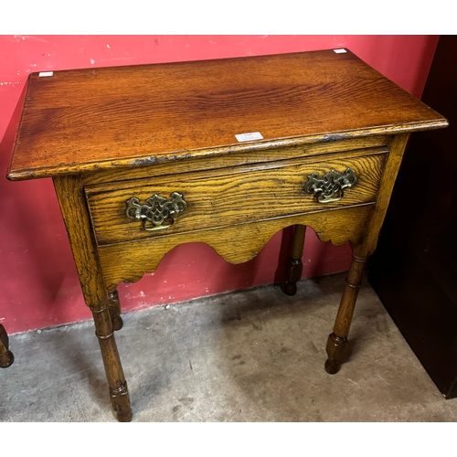 159 - A George II style Ipswich oak side table