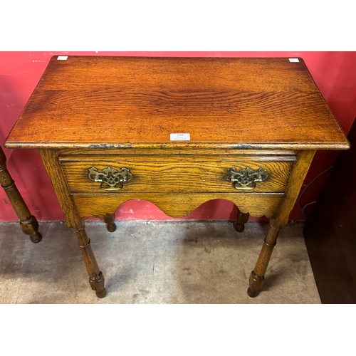 159 - A George II style Ipswich oak side table