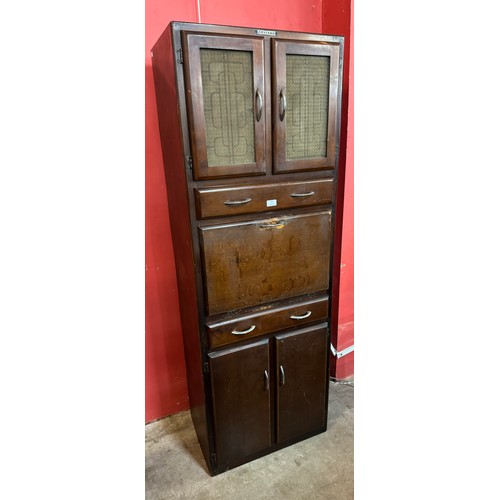 154 - A Neatette oak kitchen cabinet