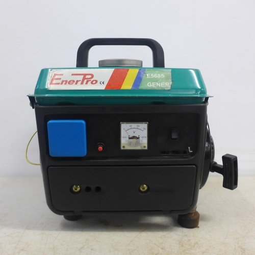 2002 - An Ener-Pro E5685 portable petrol driven generator