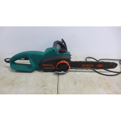 2016 - A Bosch AKE 35-19 Pro 1900W 240v electric chainsaw in tool case