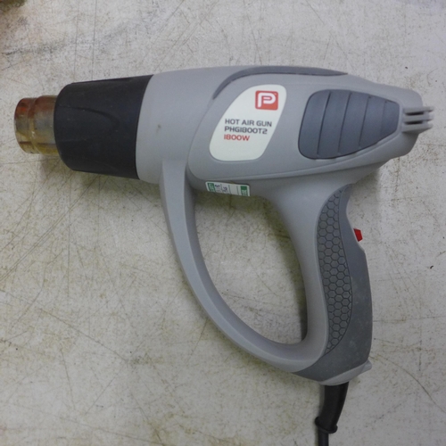 2024 - A Bosch GSB 12VE cordless drill with battery and charger, a Spit 325 500w hammer drill, a Performanc... 