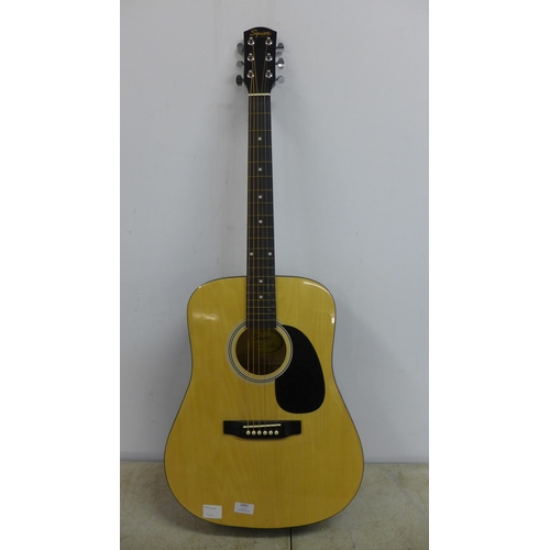 2062 - A Squire By Fender SA-105 acoustic guitar