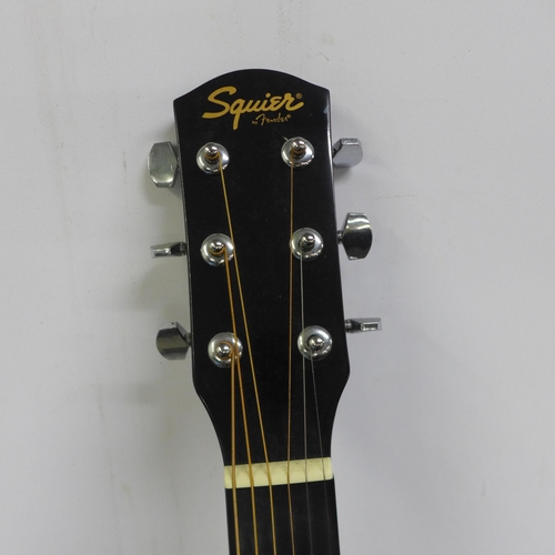 2062 - A Squire By Fender SA-105 acoustic guitar