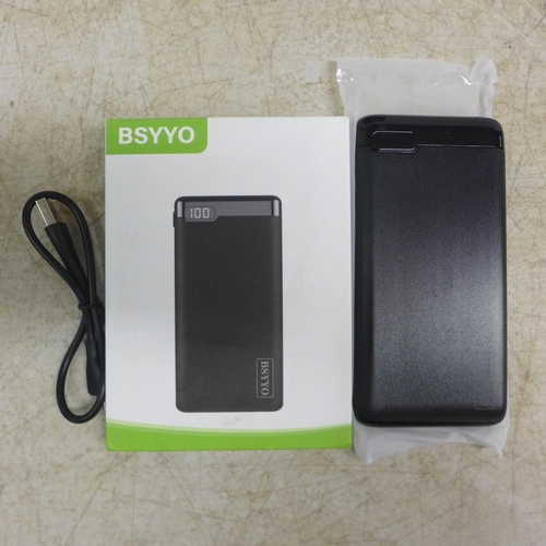 2069 - 10 BSYYO power banks WE39 10600 Mah, boxed unused