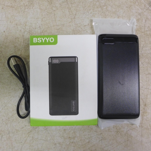 2070 - 10 BSYYO power banks WE39 10600 Mah, boxed unused