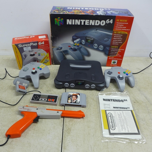 2082 - A boxed Nintendo 64 console in exceptional condition and showing no sign of usage, comes with Ninten... 