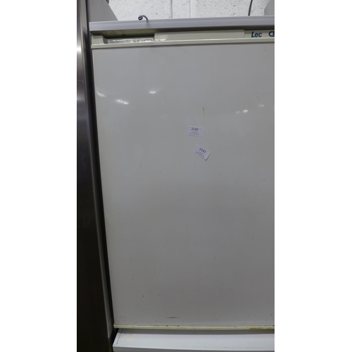 2142 - A Lec Turbo Larder under counter fridge and a Lec freezer