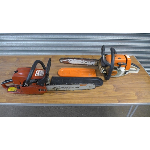 2188 - A Stihl MS260 2008 petrol driven chainsaw and an SL-YD52008 petrol driven chainsaw