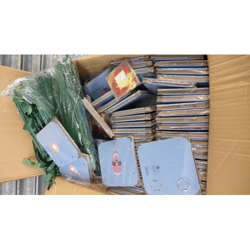 2273 - A large quantity of notebooks, gift bags and small photo frames