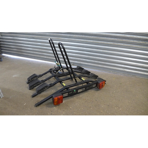 2280 - A Halfords tow-bar mountable 4 bike capacity bike rack