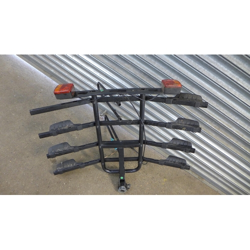 2280 - A Halfords tow-bar mountable 4 bike capacity bike rack