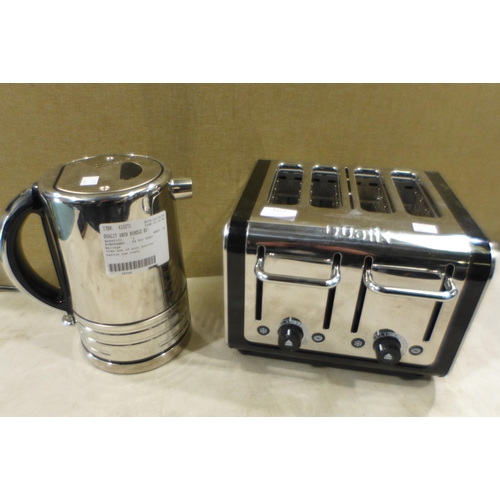 3323 - Dualit Arch Kettle And Toaster Bundle   - This lot requires a UK adaptor     (327-197 )  * This lot ... 