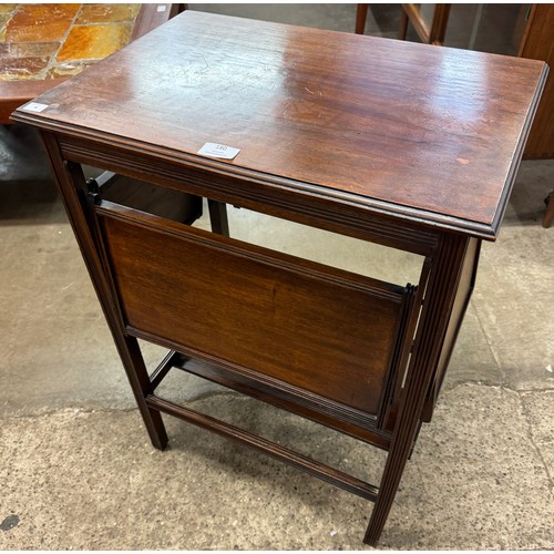 180 - An Edward VII mahogany drop-leaf occasional table