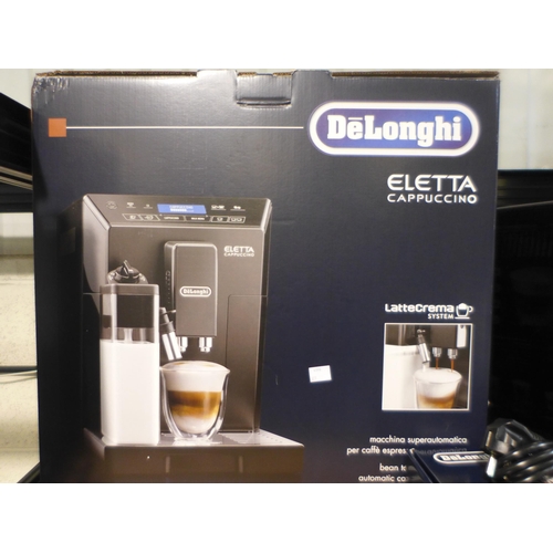 3002 - Delonghi Eletta Cappuccino Coffee Machine   - This lot requires a UK adaptor      (327-556 )  * This... 