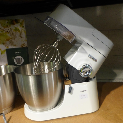 3003 - Kenwood Chef Xl Stand Mixer   - This lot requires a UK adaptor        (327-126 )  * This lot is subj... 