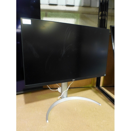 3016 - An LG Monitor - Model 27UP650-W (327-801) This lot requirs a UK adaptor  * This lot is subject to va... 
